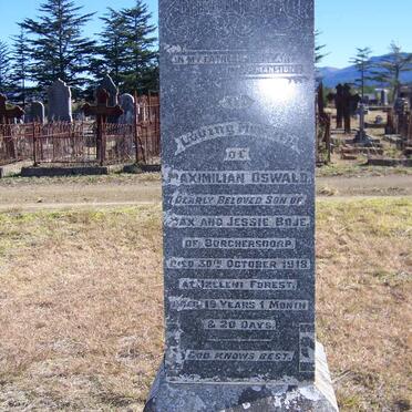 BODE Maxililian Oswald -1918