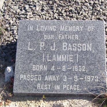 BASSON L.P.J. 1892-1973