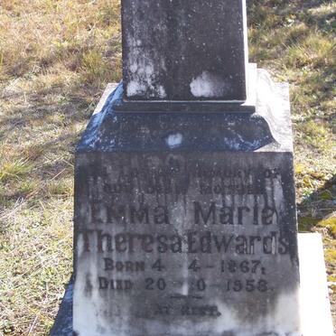 EDWARDS Emma Maria Theresa 1867-1958