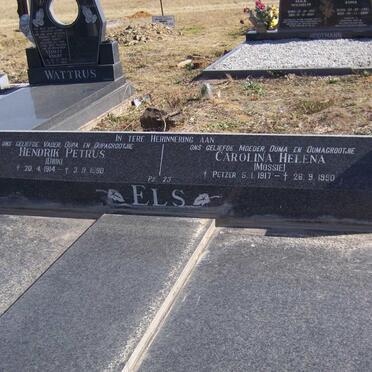 ELS Hendrik Petrus 1914-1990 &amp; Carolina Helena PETZER 1917-1990