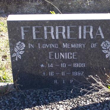 FERREIRA Eunice 1909-1957