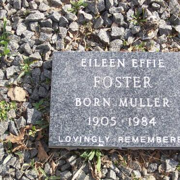 FOSTER Eileen Effie nee MULLER 1905-1984
