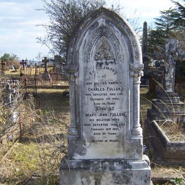 FULLER Charles -1904 &amp; Mary Ann -1899