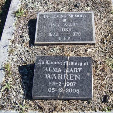 GUSH Ivy Mary 1879-1979 :: WARREN Alma Mary 1907-2005