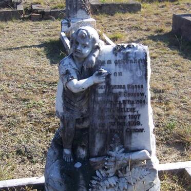 GRUNOW Albert 1904-1904 ::  GRUNOW Vera Helene 1907-1909