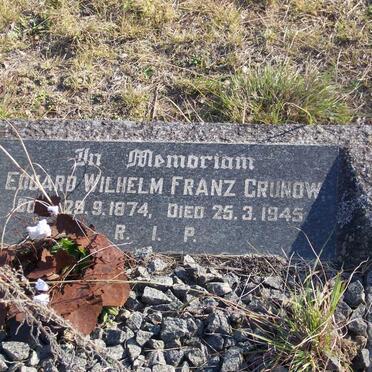 GRUNOW Eduard Wilhelm Franz 1874-1945