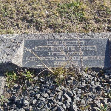 GRUNOW Emma Emilie nee FRACHET -1939