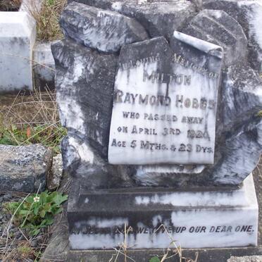 HOBBS Milton Raymond -1920