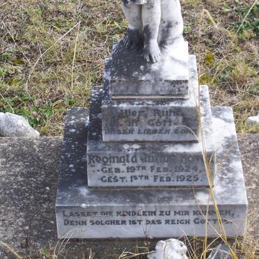 HOWE Reginald Julius 1924-1925