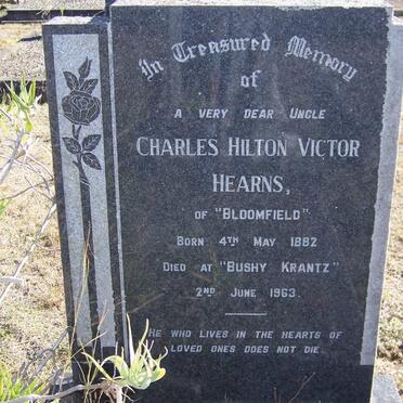 HEARNS Charles Hilton Victor 1882-1963
