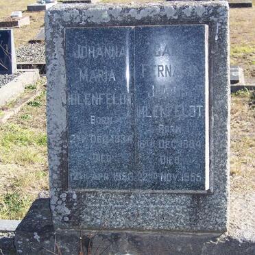 IHLENFELDT Carl Fernand Julius 1884-1956 &amp; Johanna Maria 1894-1953