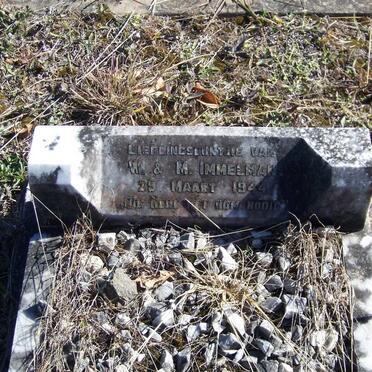 IMMELMANN Infant son -1944