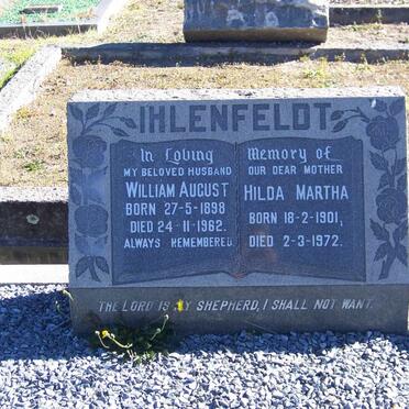 IHLENFELDT William August 1898-1962 &amp; Hilda Martha 1901-1972