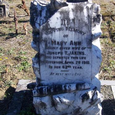 JAKINS Mary Ann -1910