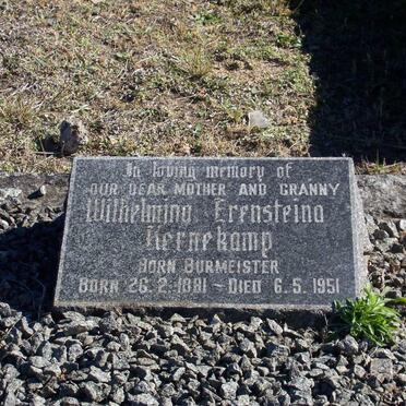 KERNEKAMP Wilhelmina Erensteina nee BURMEISTER 1891-1951