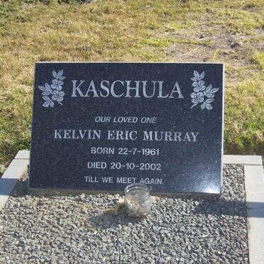 KASCHULA Kelvin Eric Murray 1961-2002
