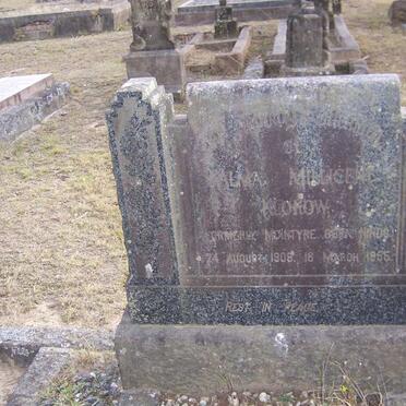 KLOKOW Alma Millicent, formerly MCINTYRE, nee HINDS 1908-1955