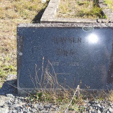 KAYSER Emily 1883-1926