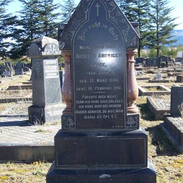 LUPKE Auguste Andrigeti nee HAHN 1866-1916