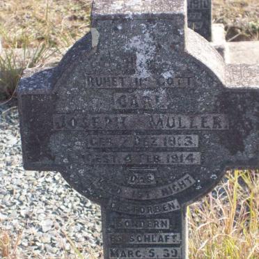 MULLER Carl Joseph 1913-1914