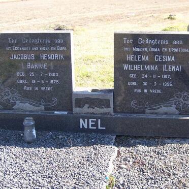NEL Jacobus Hendrik 1903-1975 &amp; Helene Gesina Wilhelmina 1912-1995