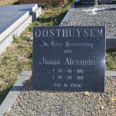 OOSTHUYSEN Josias Alexander 1913-1991