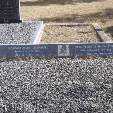 STEINHOFEL Ferdinand August 1885-1962 &amp; Anna Henriette Marie BRANDT 1892-1958
