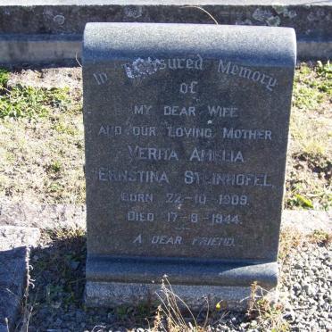 STEINHOFEL Verita Amelia Ernstina 1909-1944
