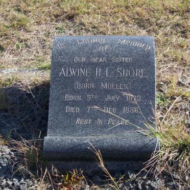 SHORE Alwine H.L. nee MULLER 1873-1956