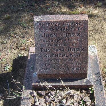 SUTHERLAND Joan Doris -1931