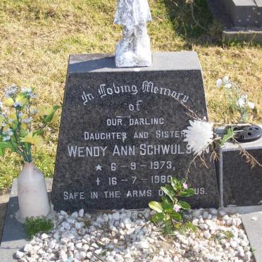 SCHWULST Wendy Ann 1973-1980