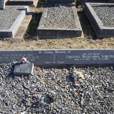 SCHUTZLER Herman August 1895-1958 &amp; Christine Wilhelmina 1918-1996