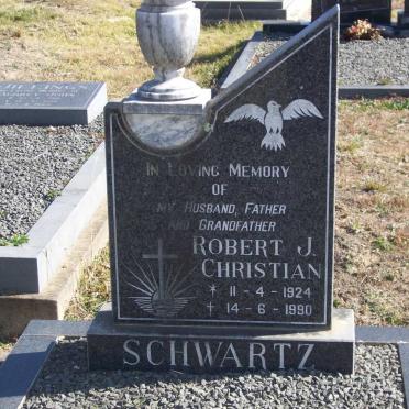 SCHWARTZ Robert J. Christian 1924-1990