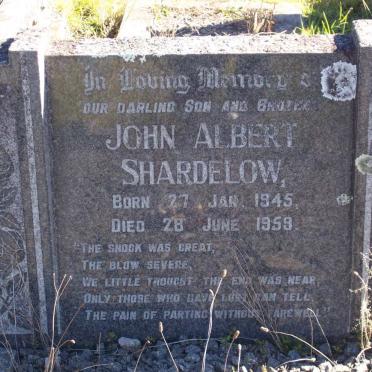 SHARDELOW John Albert 1945-1959