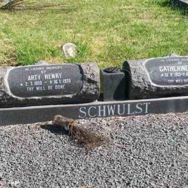 SCHWULST Arty Henry 1913-1976 &amp; Catherine Amy 1913-1998