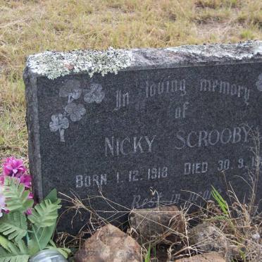 SCROOBY Nicky 1918-1953