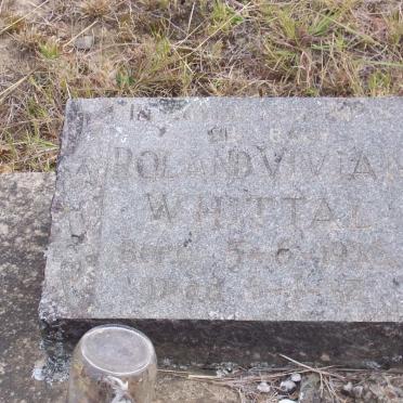 WHITTAL Roland Vivian 1936-