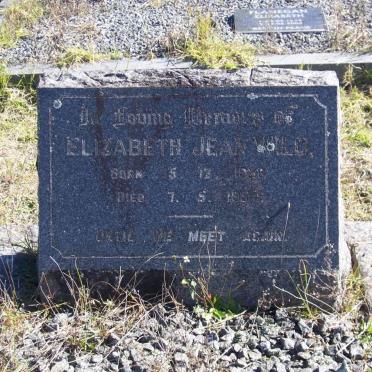 WILD Elizabeth Jean 19?8-1954