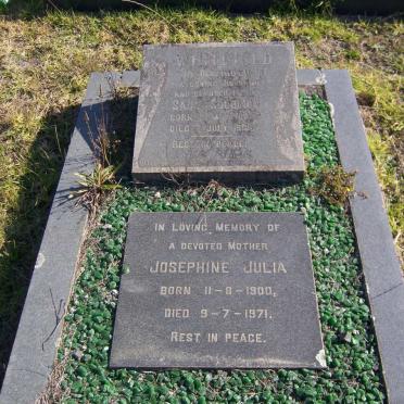 WHITFIELD Saul Solomon 1892-1965 &amp; Josephine Julia 1900-1971