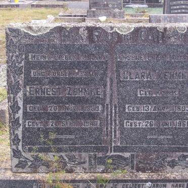 ZEHMKE Ernest 1889-1947 &amp; Clara KOBUS 1893-1966