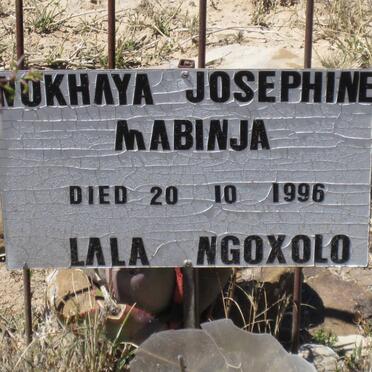 MABINJA Nokhaya Josephine -1996