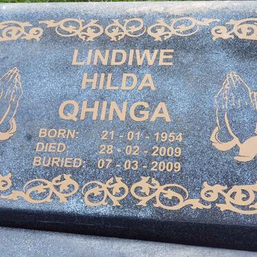 QHINGA Lindiwe Hilda 1954-2009