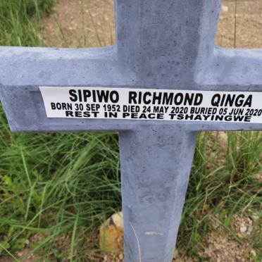 QINGA Sipiwo Richmond 1952-2020
