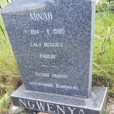 NGWENYA Minah 1914-1986