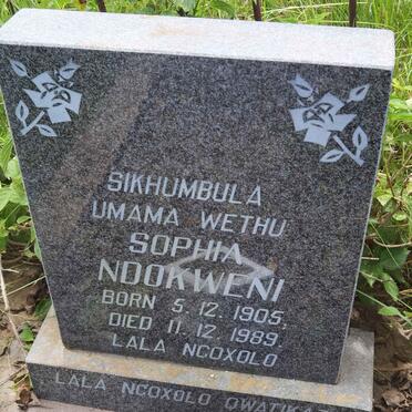 NDOKWENI Sophia 1905-1989