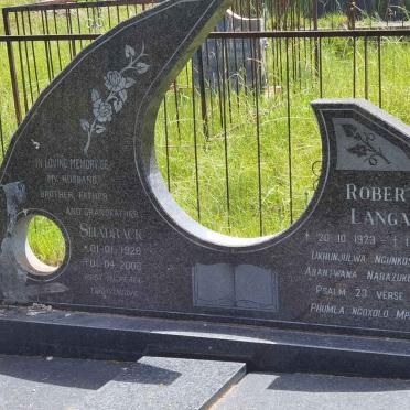 LANGA Robert 1923-1976 :: ? Shadrack 1926-2008