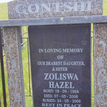 GONTSHI Zoliswa Hazel 1964-2008