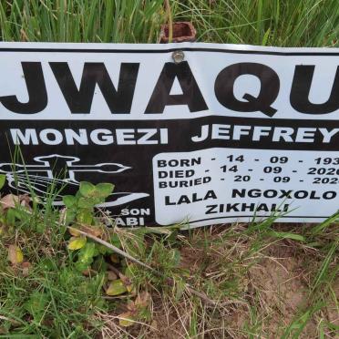 JWAQU Mongezi Jeffrey 1936-2020