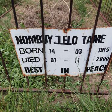 TAME Nombuyelelo 1915-2000