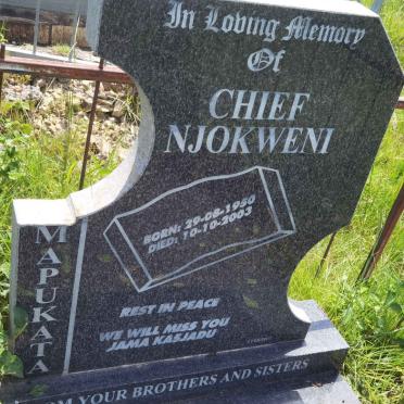 MAPUKATA Chief Njokweni 1950-2003